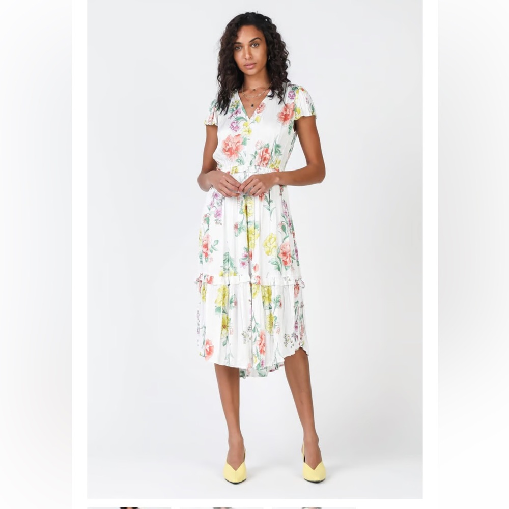 🆕Current Air Sereia Pleated MIDI Dress. Size Medium🆕